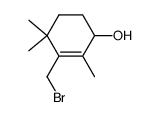 3-bromomethyl-2,4,4-trimethyl-2-cyclohexenol结构式