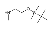 N-[2-(叔丁基二甲基硅氧基)乙基]甲胺结构式