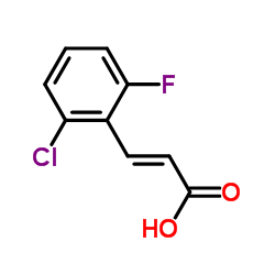 (E)-3-(2-氯-6-氟苯基)丙烯酸图片