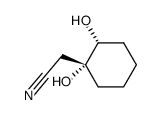 (1R,2R)-(1,2-dihydroxycyclohexyl)acetonitrile Structure