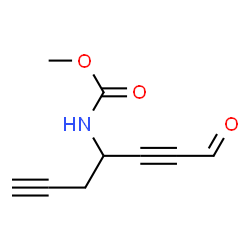 Carbamic acid,[4-oxo-1-(2-propynyl)-2-butynyl]-,methyl ester (9CI) structure