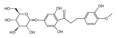 Hesperitin dihydrochalcone glucoside结构式
