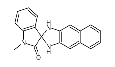 1-methyl-1',3'-dihydro-1H-spiro[indole-3,2'-naphtho[2,3-d]imidazol]-2-one Structure