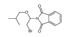 2-[2-bromo-1-(2-methylpropoxy)ethyl]isoindole-1,3-dione Structure