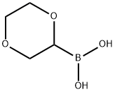 1,4-Dioxane-2-boronic acid Structure