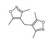 4,4'-Methylenebis(3,5-dimethylisoxazole)结构式
