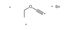 2-ethoxyethynyl(trimethyl)stannane结构式