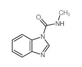 (9ci)-n-甲基-1H-苯并咪唑-1-羧酰胺结构式