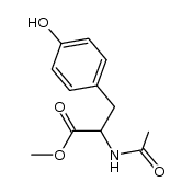 l-N-acetyl tyrosine methyl ester Structure