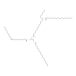 1-Palmitoyl-2-12-PAHSA-3-Oleoyl-sn-glycerol结构式