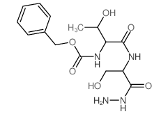 L-Serine,N-[N-[(phenylmethoxy)carbonyl]-L-threonyl]-, hydrazide (9CI) structure