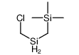 chloromethylsilylmethyl(trimethyl)silane Structure