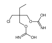 [2-(carbamoyloxymethyl)-2-(chloromethyl)butyl] carbamate结构式