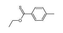 4-Methylbenzenecarbothioic acid O-ethyl ester结构式