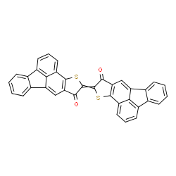 [Δ5,5'(6H,6'H)-bifluorantheno[3,2-b]thiophene]-6,6'-dione结构式