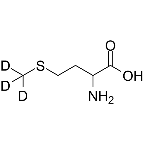 (2H3)Methionine Structure