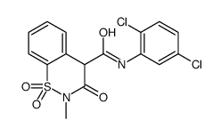 N-(2,5-Dichlorophenyl)-2-methyl-3-oxo-3,4-dihydro-2H-1,2-benzothi azine-4-carboxamide 1,1-dioxide结构式