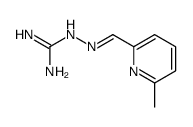 2-[(6-methylpyridin-2-yl)methylideneamino]guanidine Structure