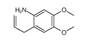 4,5-dimethoxy-2-prop-2-enylaniline Structure