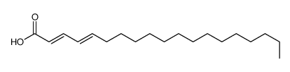 nonadeca-2,4-dienoic acid Structure