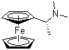 [(1R)-1-(二甲基氨基)乙基]二茂铁结构式