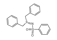 N-Phenylsulfonyl-S,S-dibenzylsulfilimine结构式