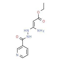 ETHYL 3-AMINO-3-[2-(3-PYRIDINYLCARBONYL)HYDRAZINO]ACRYLATE picture