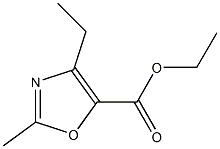 ethyl 4-ethyl-2-methyloxazole-5-carboxylate Structure