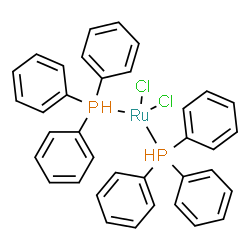 Dichloro(p-Cymene)tricyclohexylphosphineruthenium(II) Structure