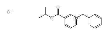 1-benzyl-3-[(1-methylethoxy)carbonyl]pyridinium chloride Structure