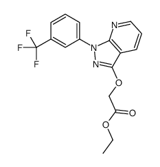 [[1-[3-(Trifluoromethyl)phenyl]-1H-pyrazolo[3,4-b]pyridin-3-yl]oxy]acetic acid ethyl ester picture