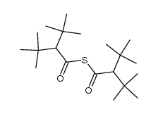 Bis(2-tert-butyl-3,3-dimethylbutyryl)sulfid Structure