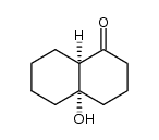 cis-6-hydroxybicyclo[4.4.0]decan-2-one结构式