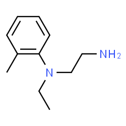 N-(2-aminoethyl)-N-ethyl-N-(2-methylphenyl)amine Structure