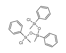 1,5-dichloro-1,3,5-trimethyl-1,3,5-triphenyltrisiloxane Structure