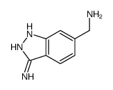 6-(aminomethyl)-1H-indazol-3-amine structure