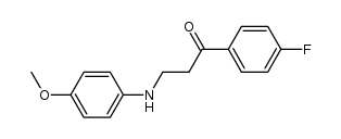 1-(4-FLUOROPHENYL)-3-(4-METHOXYANILINO)-1-PROPANONE picture