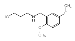 3-[(2,5-dimethoxyphenyl)methylamino]propan-1-ol结构式