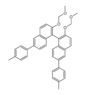 (S)-2,2-双(甲氧基甲氧基)-6,6-二对甲苯-1,1-联萘结构式