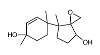 (3S,7R)-4-[(1S)-4-hydroxy-1,4-dimethylcyclohex-2-en-1-yl]-4-methyl-1-oxaspiro[2.4]heptan-7-ol结构式