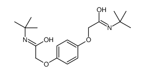N-tert-butyl-2-[4-[2-(tert-butylamino)-2-oxoethoxy]phenoxy]acetamide Structure