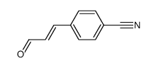p-cyanocinnamaldehyde Structure