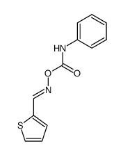 thiophene-2-carbaldehyde-((E)-O-phenylcarbamoyl oxime ) Structure