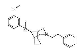9-methoxy-9-(3-methoxyphenyl)-3-(2-phenylethyl)-3-azabicyclo[3.3.1]nonane Structure