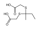 2-[2-(carboxymethylsulfanyl)butan-2-ylsulfanyl]acetic acid结构式