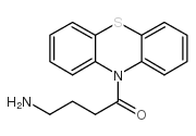 4-amino-1-phenothiazin-10-ylbutan-1-one结构式