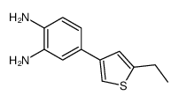 4-(5-Ethyl-3-thienyl)-1,2-benzenediamine Structure