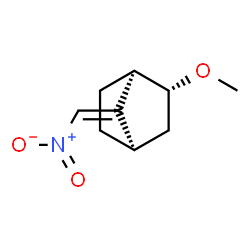 Bicyclo[2.2.1]heptane, 2-methoxy-7-(nitromethylene)-, (1R,2R,4R)-rel- (9CI) Structure