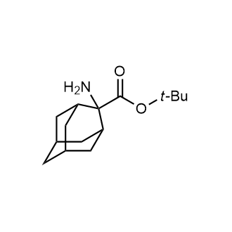 tert-Butyl 2-aminoadamantane-2-carboxylate Structure