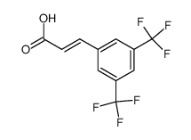 3,5-bis(trifluoromethyl) cinnamic acid结构式